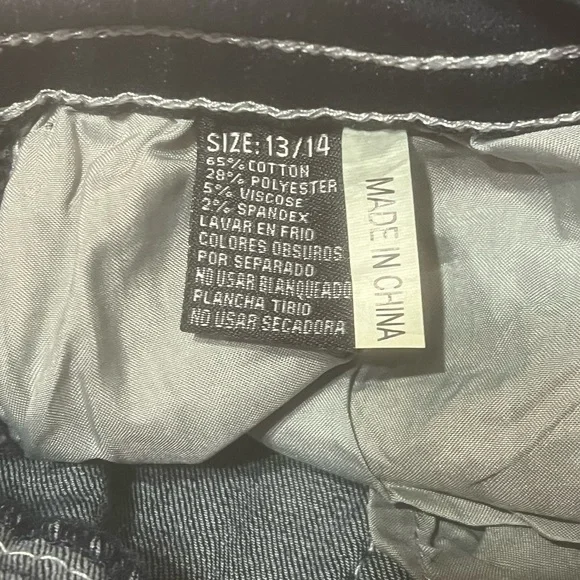 NWT Women's SKY Jeans Size 13/14 Low Rise Flare Star Jewel Bedazzled Pockets - Picture 5 of 6